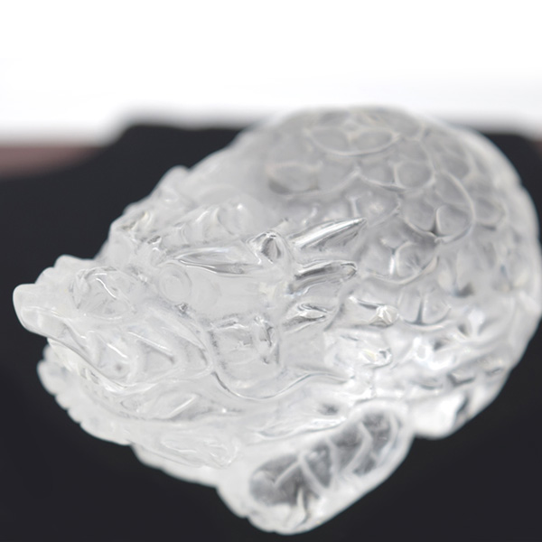 水晶の龍亀【銭甲羅】